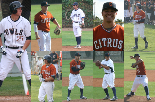 Citrus College had nine baseball players accept offers to continue their playing careers at four-year institutions recently.