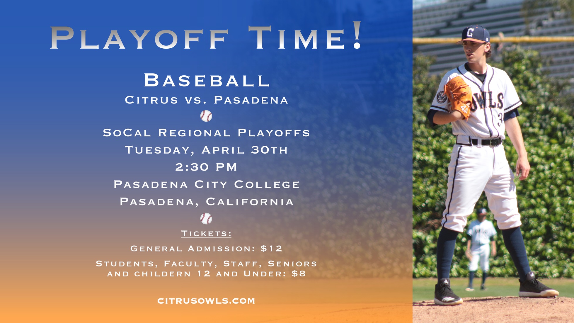 Baseball Will Visit Pasadena For SoCal Regional Play-In