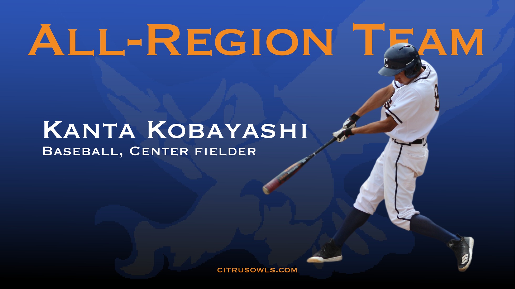 Owl Center Fielder Kanta Kobayashi Selected to All-Region Team
