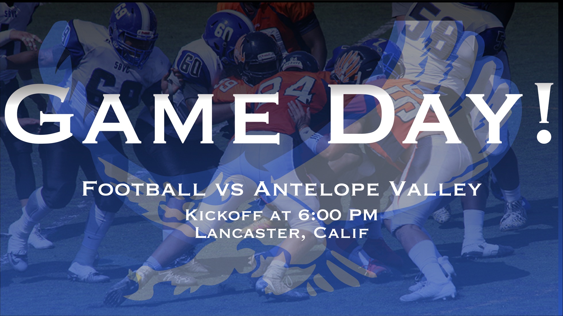 Football Travels to Antelope Valley College For 6:00 Kickoff