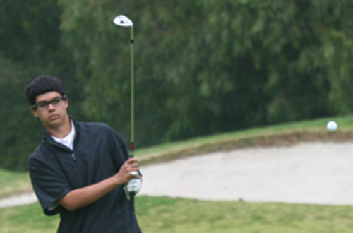 Sophomore Jacob Rodriguez shot a pair of 76's and finished 9th individually at the Bakersfield Double Eagle Tournament.