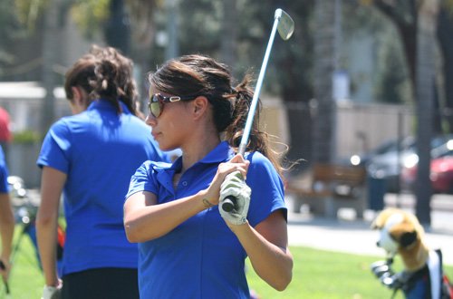 Sophomore Deondra Alcantara went 83 and 96 at the two day South Coast Tournament early this week.