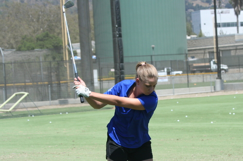Sophomore Kristen Masters had her second best round of the year on Monday at the WSC Santa Barbara Event.