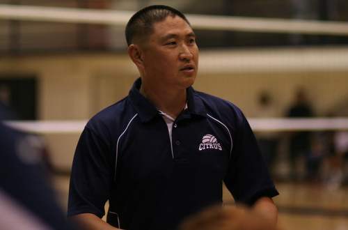 Head Coach Shin Jung takes his Owls into the post-season for the first time tonight against Orange Coast College. Photo By: Marian Manfre-Winchester