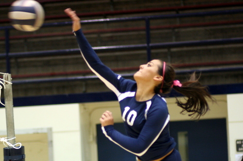 Sophomore Chelsey Martinez had a career high 18 kills in Citrus' four set win over Glendale.