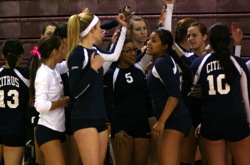 The Citrus College Volleyball team qualified for the post-season today for the first time since 2006.