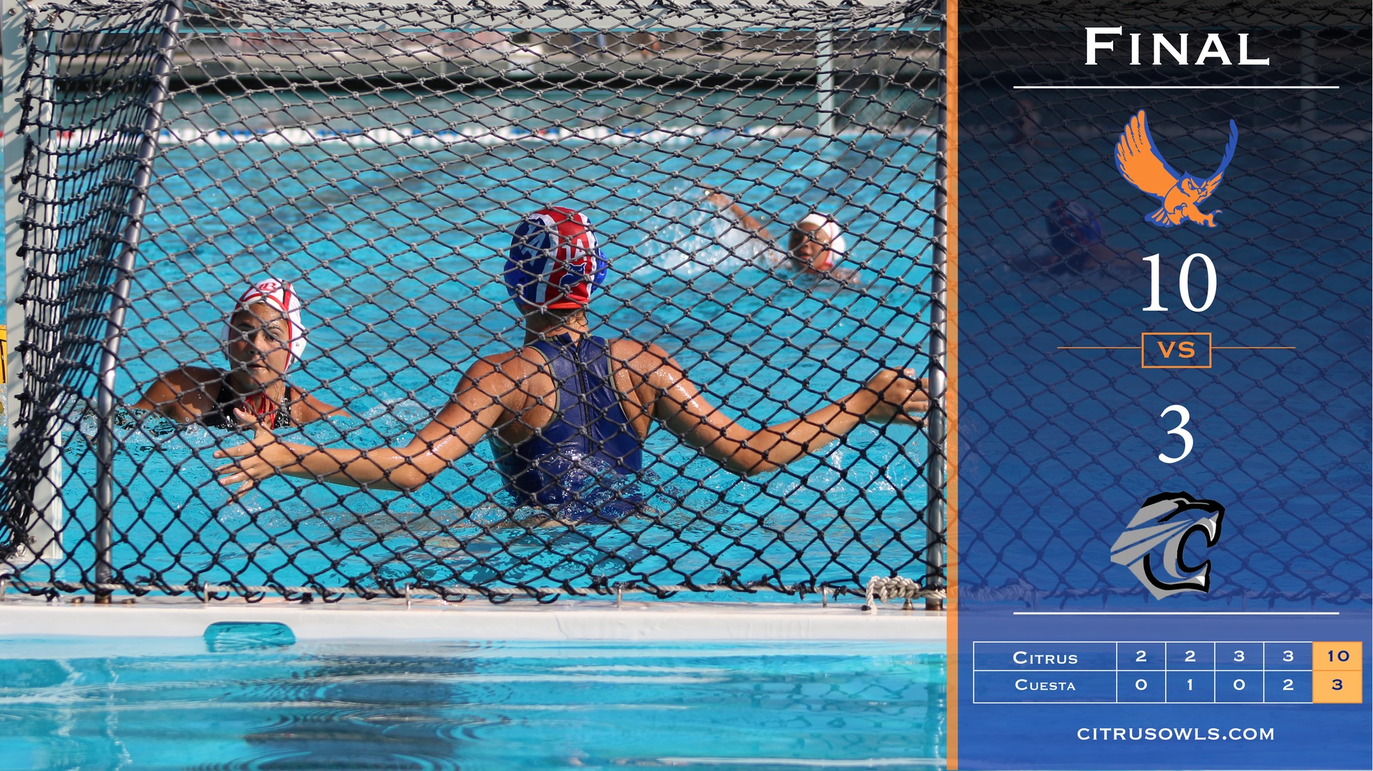 Women's Polo Tops Cuesta 10-3 To Move On To Confereence Final