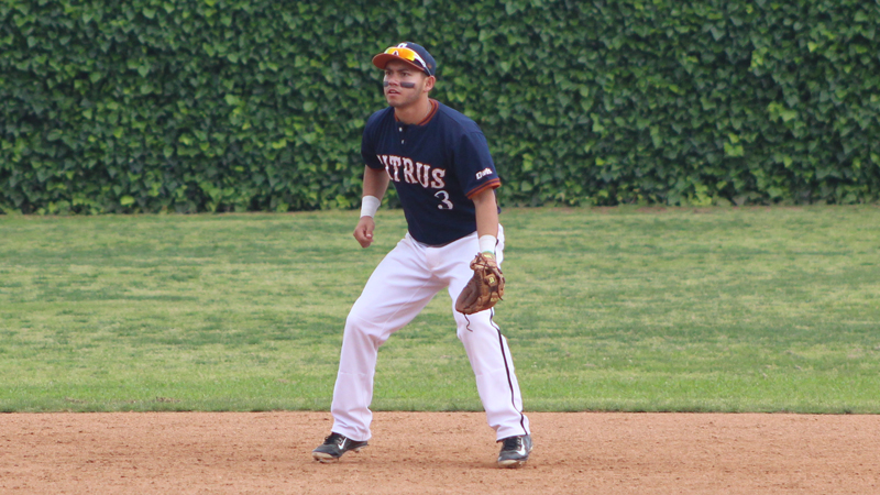 Sophomore Rudy Casarez was 4 for 5 in Citrus' win at West LA. Photo By: Sebastian Ronga