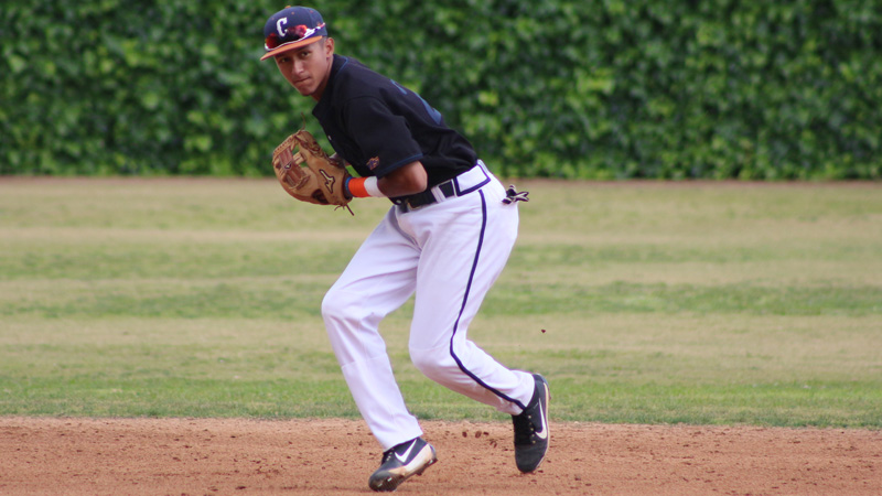 Freshman Donovyn Curiel went 2-for-4 in Citrus' loss to Canyons. Photo By: Mykenna De Avila