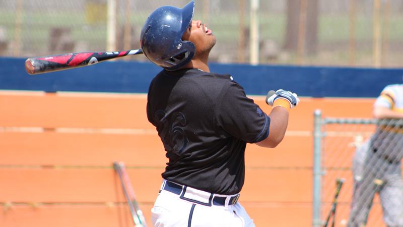 Freshman Kristian Scott was the lone highlight for the Owls on Thursday afternoon, accounting for half of their hits and driving in Citrus' only run in their loss to Mt. SAC. Photo By: Mykenna De Avila