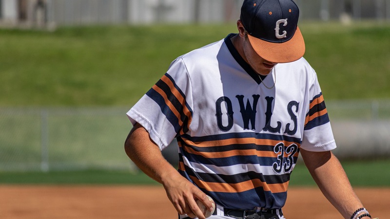 Chad Green went 3-for-4 with two runs and four RBIs to help the Owls grab an 11-1 victory over West LA. Photo by Jacob Bramley