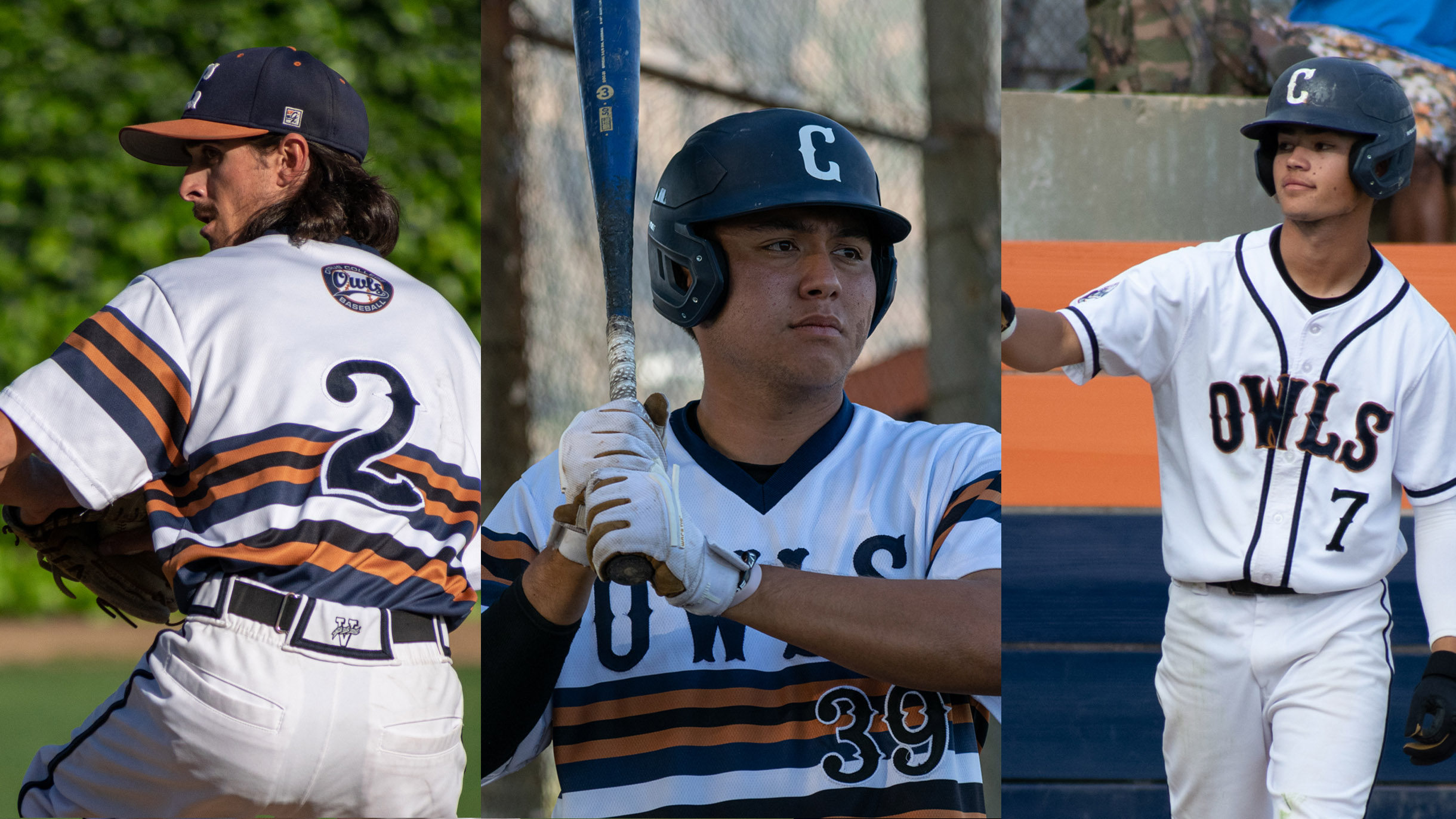 Ryan Luiz Harney, Conner McKinney, and Devon Diaz were each named to the All-Western State Conference second team. Photos by Jacob Bramley