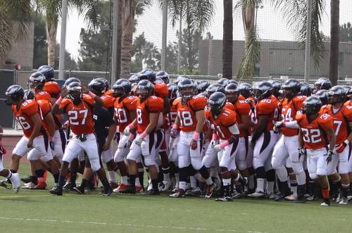 The Citrus College Football team is headed to their first bowl game since 2007. Photo By: Doug Bergen