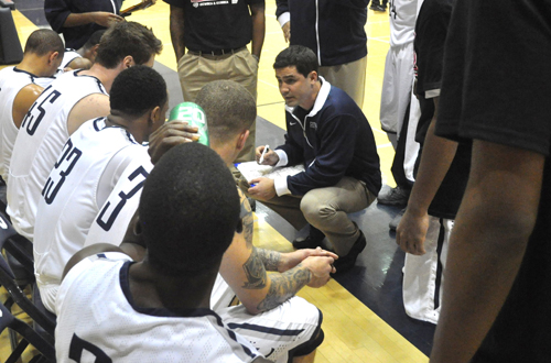 Citrus College Head Men's Basketball Coach Chris Victor will be taking his team into the post-season for the third straight year in his tenure and seventh overall. Photo By: Cliff Wurst.