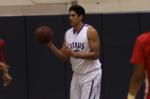Freshman Chris Reyes had 20 points and 17 rebounds in Citrus' win over Bakersfield. Photo By: Ariana Cordero
