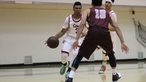 Sophomore point guard Caleb Richey had 12 points, a season high eight rebounds, and four assists, in Citrus' win over LA Valley College. Photo by: Megan McCullough