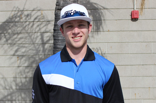 Freshman Tyler Hoefferle shot a two-under par 70 at the 2015 Eagle Classic yesterday afternoon, tying him for 4th place out of 95 golfers on the day.