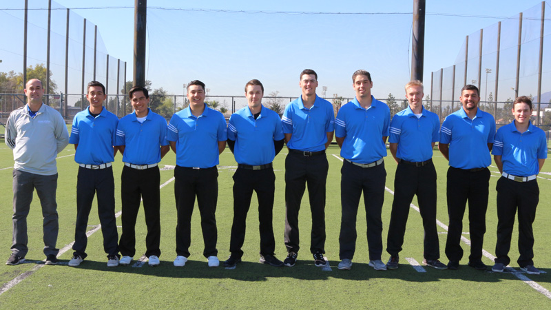 The Citrus College Men's Golf team advanced to the SoCal Finals for the second straight season thanks to their performance at the 2017 WSC Finals. 
