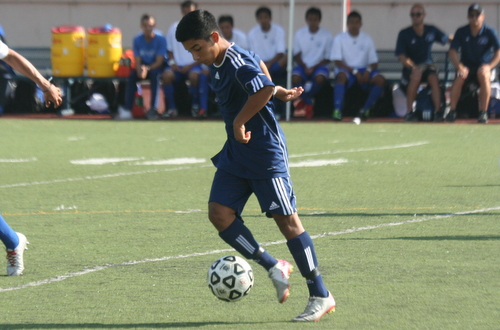 Freshman Ismael Rodriguez took a team high two shots in Citrus' loss to Canyons.