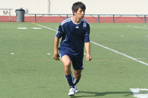 Freshman Ryo Takamine scored both of Citrus' goals in their 2-2 at Moorpark.