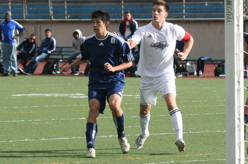 Freshman Ryo Takamine scored Citrus' only goal on Friday afternoon against Glendale.