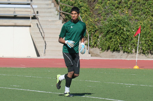 Freshman keeper Cesar Valverde notched his second shutout of the year in Citrus' 0-0 tie at Allan Hancock.