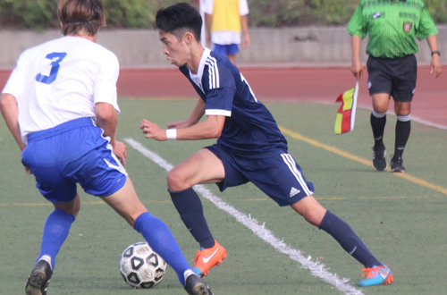 Sophomore Shusuke Kajiwara scored the second goal of the game for Citrus on Tuesday afternoon.