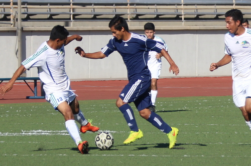 Freshman Adrian Vera Pascual scored the equalizer for Citrus in their 1-1 tie at Moorpark.