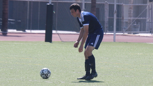 Sophomore Trevor Pedroza scored his first goal of the season in Citrus' 4-3 loss to LA Mission  on Friday.