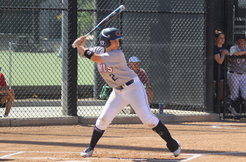 Sophomore Erinn Jaramillo was a combined 7 for 10 with 7 RBI's during last week's WSC Blue competition.