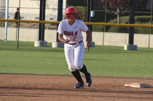 Freshman Hailee Reinert went 2-for-4 with a run and an RBI in Citrus' loss to Grossmont. Photo By: Hailee Reinert