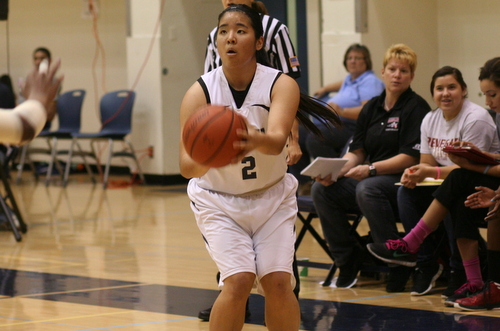 Sophomore Natalie Lam had 12 points and 12 boards in Citrus' win over Bakersfield. Photo By: Jerrika Ramirez.