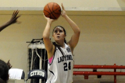 Sophomore Nicole Zugasti had 8 points and 10 rebounds in Citrus' loss at LA Valley. Photo By: Cliff Wurst
