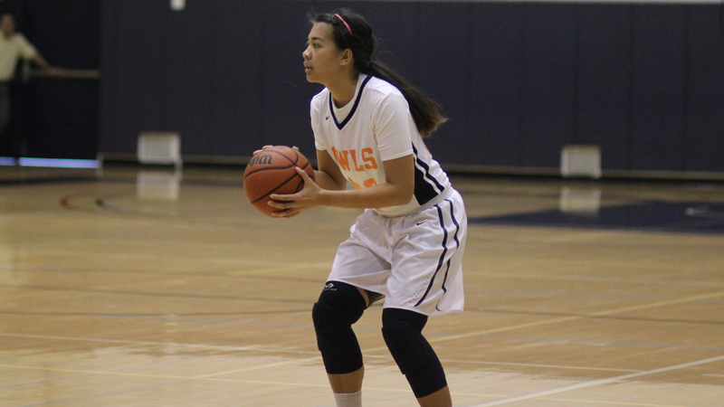 Freshman Joy Adlao had a team high 18 points, all off the bench, for Citrus in their playoff loss to Mt. San Jacinto College. Photo By: Halayna De Avila