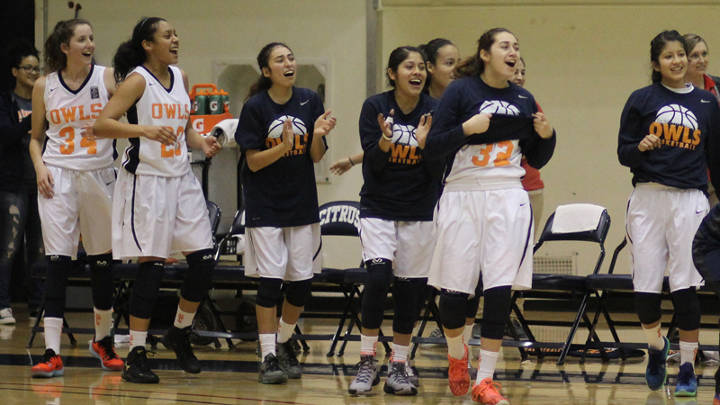 The Citrus College Women's Basketball team qualified for the first time since 2008 on Monday afternoon. Photo by: Halayna De Avila