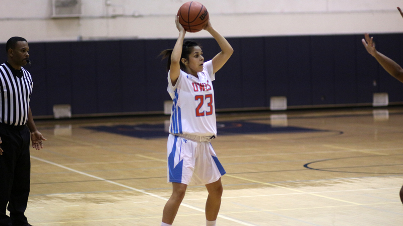Freshman Cassandra Martinez had 14 points for the Owls in their loss to Chaffey. Photo By: Grazia Watkins