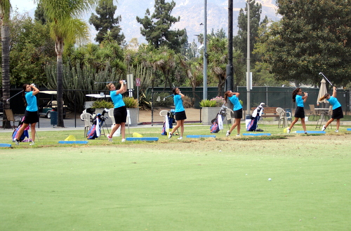 The Citrus College Women's Golf Program's 2014 season began this morning in Palm Springs.