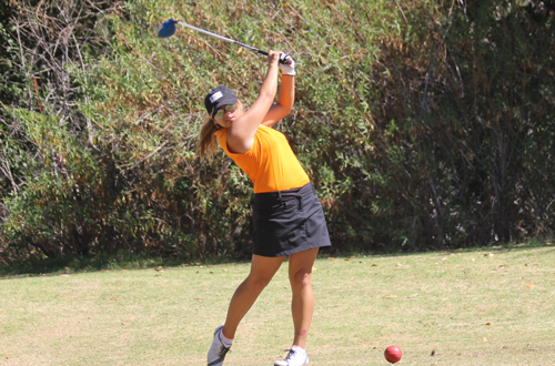 Freshman Jamie Lopez had the low round of the entire tournament on Wednesday afternoon with a 78.