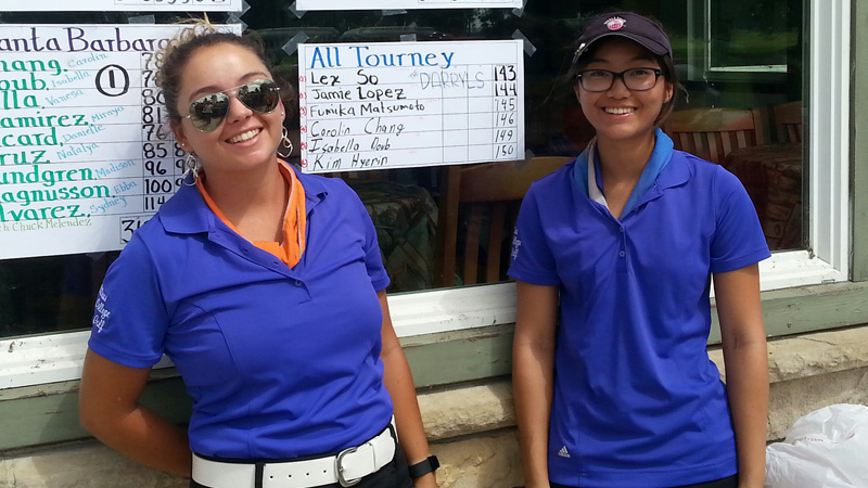 Sophomores Jamie Lopez and Lexandra So finished in second and first place respectively at the season opening South Coast Invite.