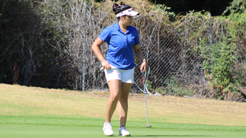 Freshman Lauren Madueno put together her best round in recent weeks on Monday afternoon at the WSC Moorpark Event.