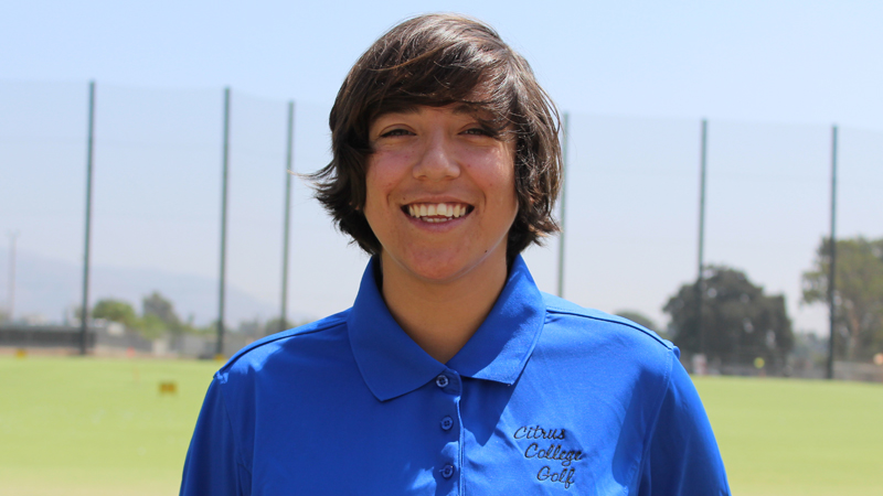 Freshman Alex Martinez was the leader in the clubhouse for Citrus at the WSC Santa Barbara event with an 88.