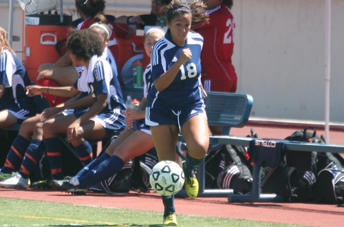 Freshman Autumn Vigil got her first goal of the year in Friday's win at Glendale.