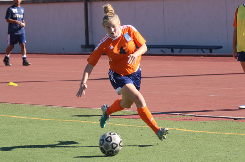 Sophomore Rebekah Evans scored both of Citrus' goals in their 2-0 victory over LA Valley College.