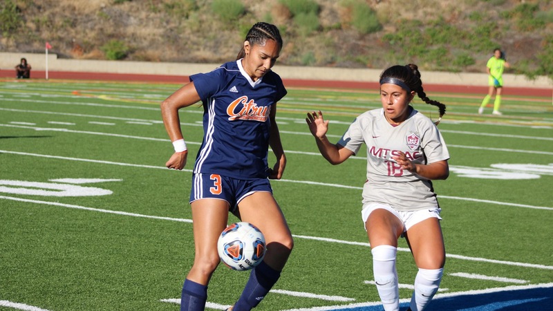 Abigail Salvador scored the second goal for the Owls against the Corsairs.
