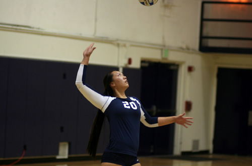 In Citrus' five set win over Glendale on Friday night, sophomore Ana Bui had a match high 20 kills, to go along with an ace, 16 digs, and three assisted blocks. Photo By: Robert Lopez
