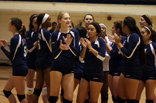 The Citrus College Volleyball team heads into the post-season for the second straight year, and will travel to #4 Santa Barbara City College on Tuesday evening. Photo By: Robert Lopez