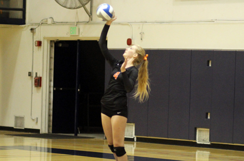 Sophomore Cassandra Freitag had seven kills and a pair of blocks in Citrus' sweep of Glendale.