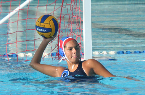 Freshman goalie Yvette Torres blocked 12 shots and had a steal, in Citrus' 7-5 loss to Ventura.