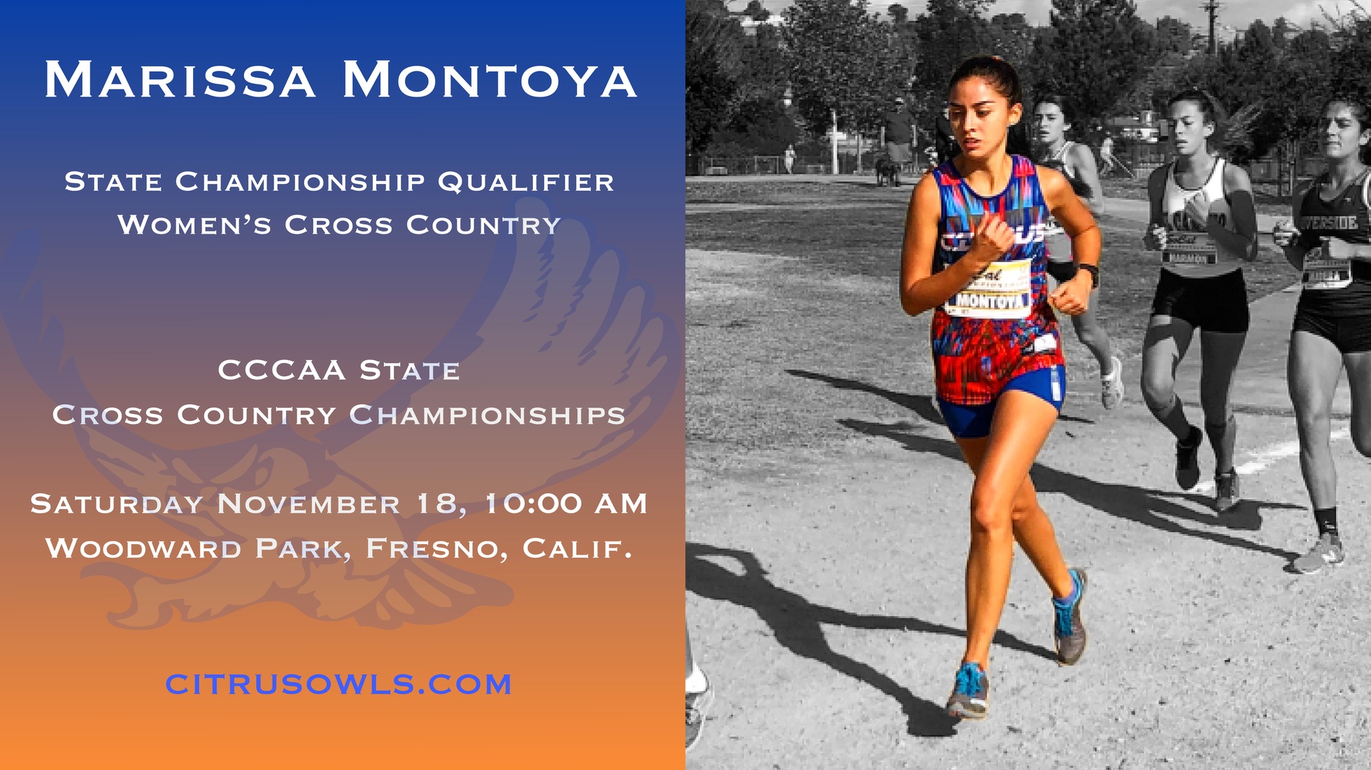 Montoya Dashes Her Way To CCCAA State Championships