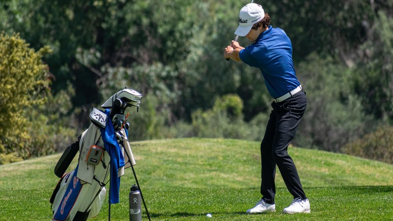 Cortez Herrera led the Owls with a 72 at the San Dimas Golf Course. Photo by Jacob Bramley